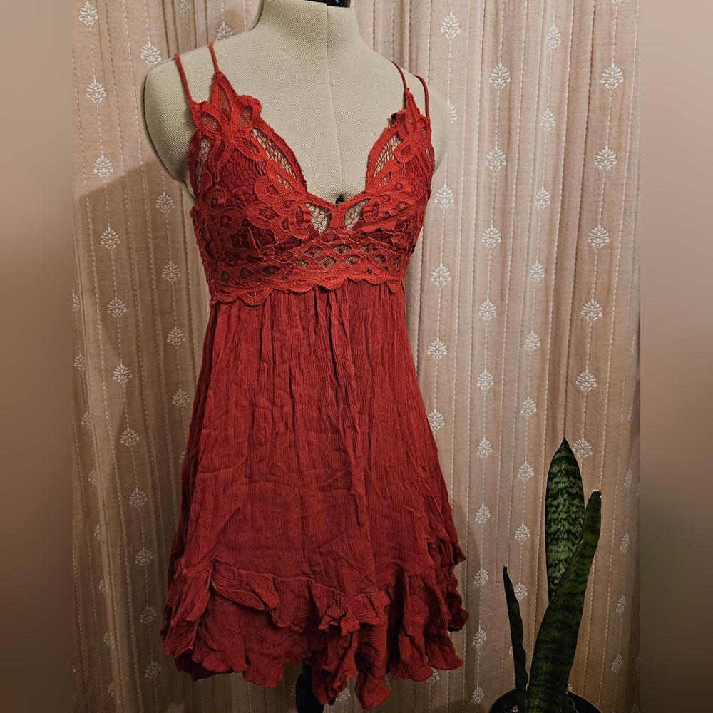 Free People Adella Lace Dress